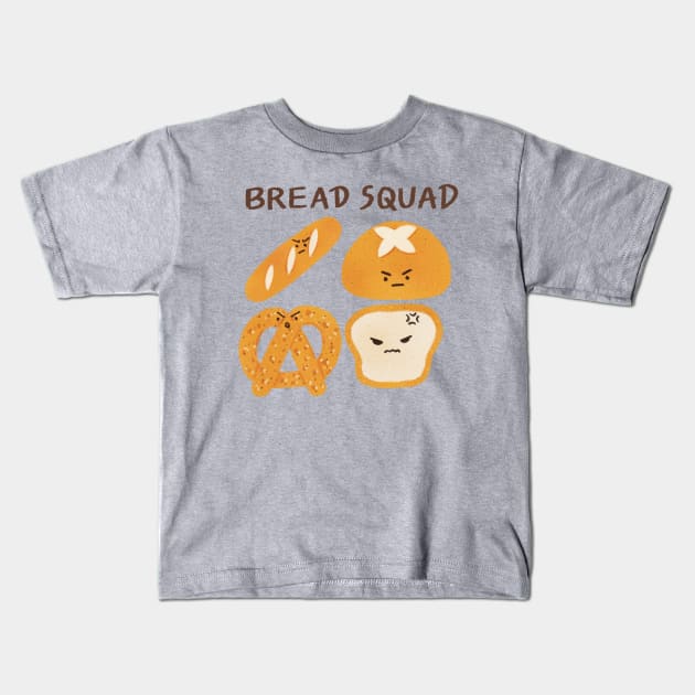 Bread squad 2 Kids T-Shirt by summerheart